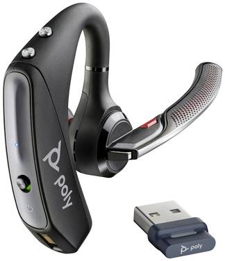 HP Voyager 5200, USB-A Bluetooth-headset + BT700-adapter
