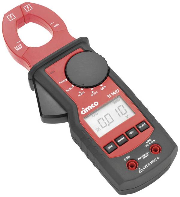Cimco 3100 Stroomtang Digitaal Incl. testkabel CAT III 1000 V