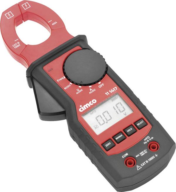 Cimco 3100 Stroomtang Digitaal Incl. tas CAT III 1000 V