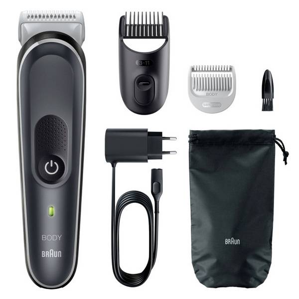 Braun BG5350 Bodygroomer Afspoelbaar Zwart