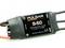 Zwarte elektronische snelheidsregelaar met de opschrift 'Pulsar Brushless B-60', toont specificaties voor modelbouw.