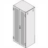 nVent SCHROFF 21130684 19 inch Dubbele geperforeerde deur voor patchkast Zwart/grijs