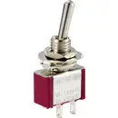 TRU COMPONENTS TC-12819608 Tuimelschakelaar 125 V/AC, 250 V/AC 6 A 1x uit/(aan) Moment 1 stuk(s)