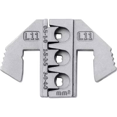 'Draadknipper met markeringen voor verschillende kabeldiameters: 0,5-40 mm². Metalen gereedschap met handgreepcontouren.'