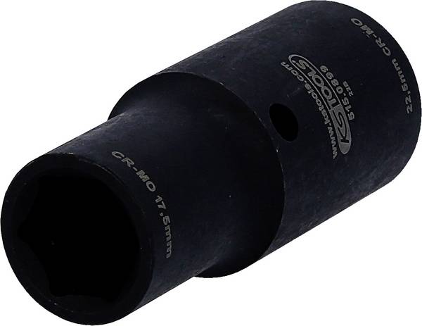 KS Tools 515.0899 515.0899 Zeskant Verwisselbare kop  17.5 mm 1/2" 17.5 mm, 22.5 mm   1/2"