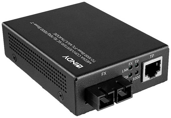LINDY 25119 Mediaconverter  10 / 100 / 1000 MBit/s