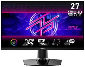 Conrad MSI MPG 274URFDE QD Gaming monitor Energielabel F (A - G) 68.6 cm (27 inch) 3840 x 2160 Pixel 16:9 0.5 ms HDMI, DisplayP... aanbieding