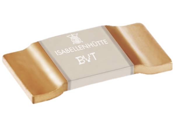 Isabellenhütte BVT-M-R001-1 BVT-M-R001-1 SMD-weerstand 1 mΩ SMD 2512 6 W 1 % 100 ppm/K 1 stuk(s)