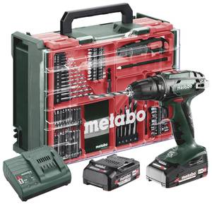 Conrad Metabo BS 18 Set 602207710 Accu-schroefboormachine 18 V 2 Ah Li-ion Incl. 2 accu's, Brushless, Incl. koffer, Incl. lader... aanbieding