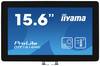 Iiyama ProLite OTF1616MC-B1 Touchscreen monitor Energielabel: E (A - G) 39.6 cm (15.6 inch) 1920 x 1080 Pixel 16:9 25 ms HDMI, DisplayPort, RJ45, VGA, Audio-Line-out VA LCD