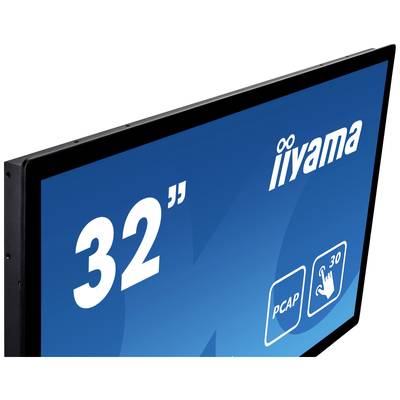 Een 32-inch-beeldscherm van Iiyama met PCAP-technologie en 30-punts multi-touch-functionaliteit.