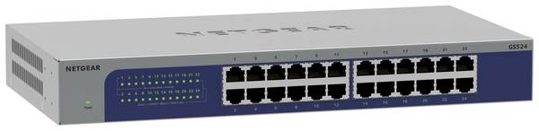 NETGEAR GS524-300EUS GS524-300EUS Ethernet Switch 24 poorten 1 GBit/s
