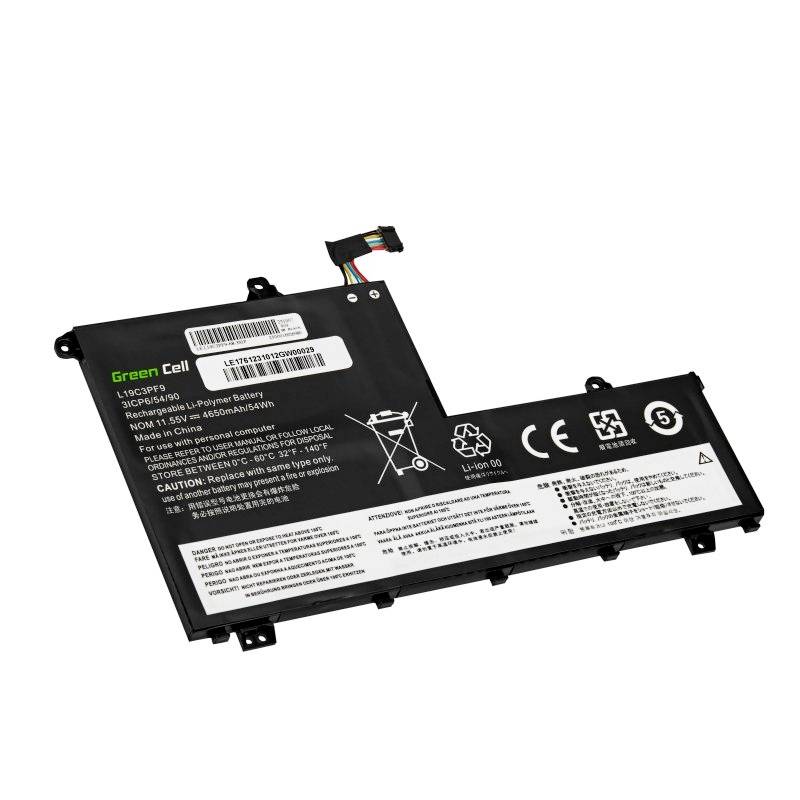 Lithium-ion accu met zwarte behuizing, meerdere stickers en aansluitingen. Aanwijzingen voor laadcapaciteit en veiligheidsinformatie.