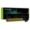 Een Li-Ion-accu van Green Cell, model 'Replace 45N1130, 45N1131', met 10,8V en 4400mAh, in zwarte kleur, naast de verpakking.