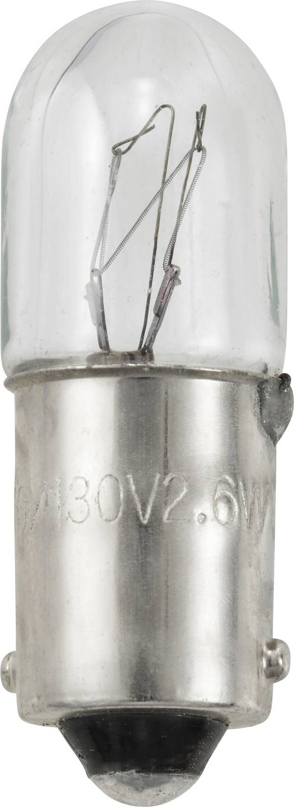 TRU COMPONENTS TC-12842728 Miniatuurgloeilamp 130 V 2.6 W BA9s  Warmwit 1 stuk(s)
