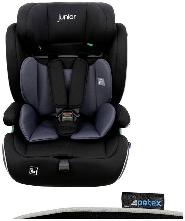 Petex Supreme Plus 1151 ISOFIX schwarz HDPE nach ECE R129 Kinderzitje  Zwart