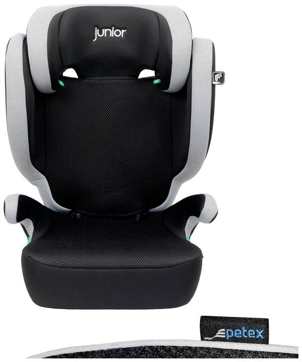Petex Basic Plus 1601 grau HDPE nach ECE R129 Kinderzitje  Grijs
