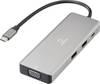 Renkforce RF-DKS-906 USB-C dockingstation Geschikt voor merk (dockingstation): Universeel Ondersteunt 8K@30 Hz (1x) / 4K@30Hz (2x)