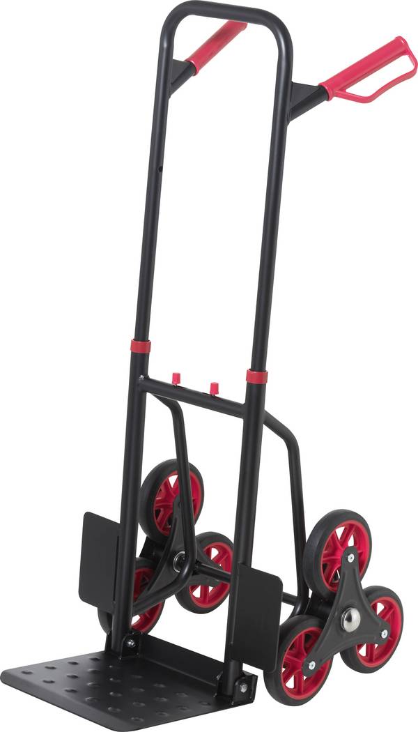 TOOLCRAFT  TO-9650166 Trapkar Inklapbaar, In hoogte verstelbaar Staal  Laadvermogen (max.): 150 kg