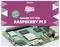 'Maker Kit voor Raspberry Pi 5' op een gekleurde achtergrond. Een Raspberry Pi-model ligt eronder, ideaal voor beginners.