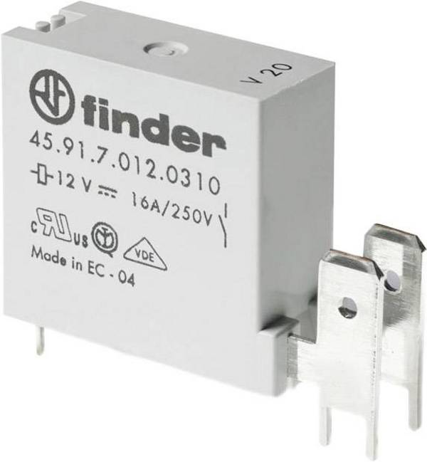 Finder 45.91.7.012.0311 Printrelais 12 V/DC 16 A 1x NO 1 stuk(s) Piece