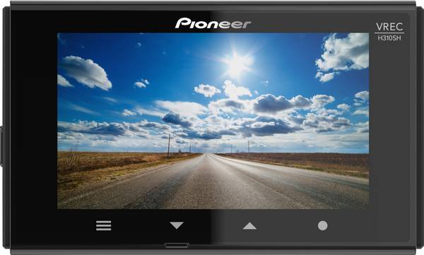 Pioneer VREC-H310SH Dashcam met GPS Kijkhoek horizontaal (max.): 112 ° 12 V  Automatische start, Display, WiFi