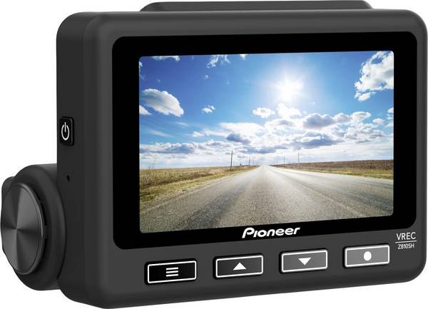 Pioneer VREC-Z810SH Dashcam met GPS Kijkhoek horizontaal (max.): 115 ° 12 V  Automatische start, Display, WiFi