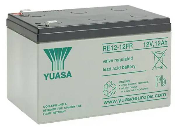 Yuasa  Loodaccu 12 V 12 Ah Loodvlies (AGM) (b x h x d) 151 x 98 x 98 mm  Geringe zelfontlading