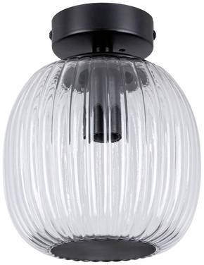 Paulmann 71145 Ruya Plafondlamp  E14   Glas, Zwart (mat)