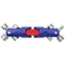 Knipex 00 11 06 V04 Knipex 00 11 06 V04 universele sleutel JointKey Quadro voor gangbare afsluitsystemen 161 mm Schakelk