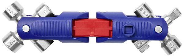 Knipex 00 11 06 V04 Knipex 00 11 06 V04 universele sleutel JointKey Quadro voor gangbare afsluitsystemen 161 mm Schakelkastsleutel 1 stuk(s)
