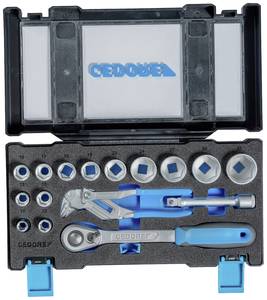 Conrad Gedore 19 DMU 183 Dopsleutelset 1/2" (12.5 mm) 16-delig aanbieding