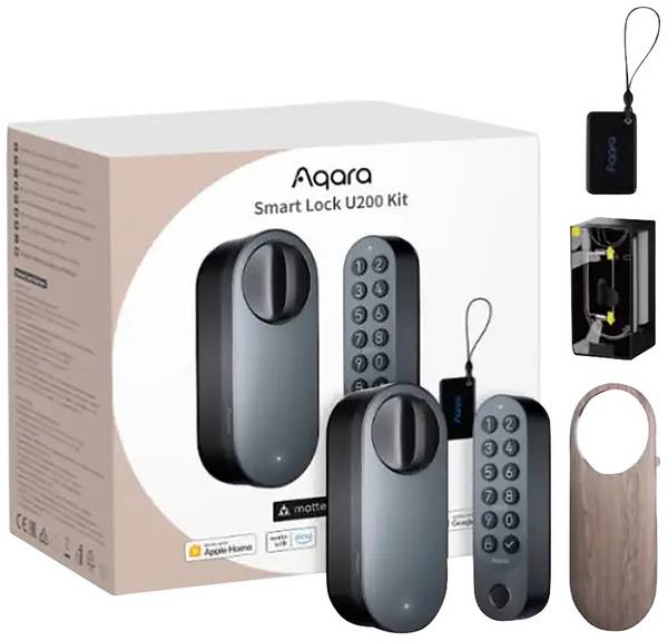 Aqara Codetoetsenbord, Deurslotaandrijving EL-D02D Zwart