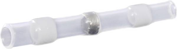 TRU COMPONENTS TC-12888416 Stootverbinder Met krimpkous 0.25 mm² 0.34 mm² Volledig geïsoleerd Wit 50 stuk(s)