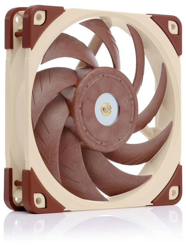 Noctua NF-A12X25 LS-PWM PC-ventilator Beige, Bruin (b x h x d) 120 x 120 x 25 mm