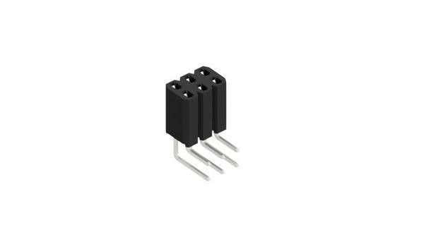 Fischer Elektronik Female header (standaard) Aantal rijen: 2 10026573 10 stuk(s)