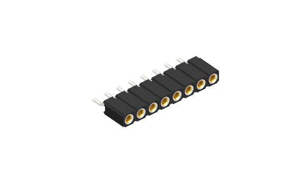 Fischer Elektronik Female header (precisie) Aantal rijen: 1 10027833 10 stuk(s)