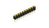 Fischer Elektronik Female header (precisie) Aantal rijen: 1 10039716 10 stuk(s)