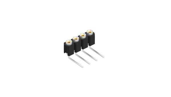 Fischer Elektronik Female header (precisie) Aantal rijen: 1 10040212 10 stuk(s)