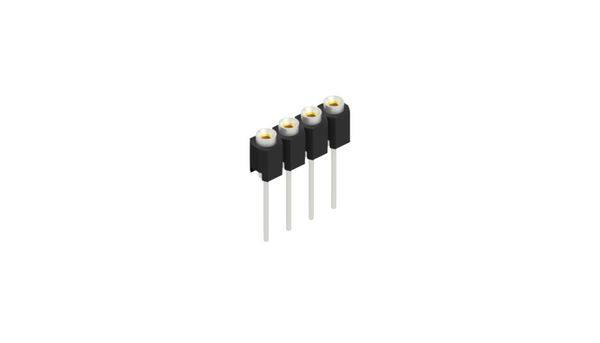 Fischer Elektronik Female header (precisie) Aantal rijen: 1 10129260 10 stuk(s)