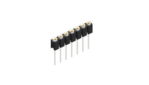 Fischer Elektronik Female header (precisie) Aantal rijen: 1 10129275 10 stuk(s)