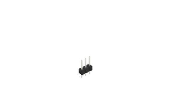 Fischer Elektronik Male header (standaard) Aantal rijen: 1 10046109 10 stuk(s)