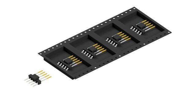 Fischer Elektronik Male header (standaard) Aantal rijen: 1 10050623 500 stuk(s)