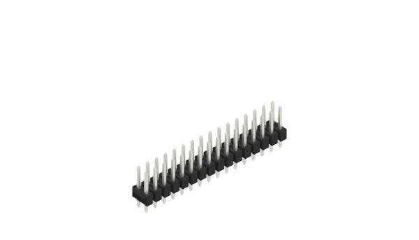 Fischer Elektronik Male header (standaard) Aantal rijen: 2 10053290 10 stuk(s)-0
