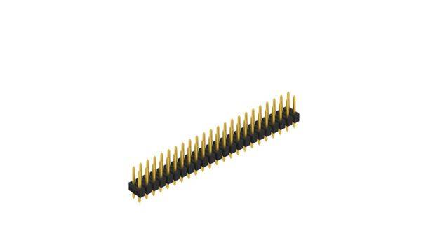 Fischer Elektronik Male header (standaard) Aantal rijen: 2 10053310 10 stuk(s)-0