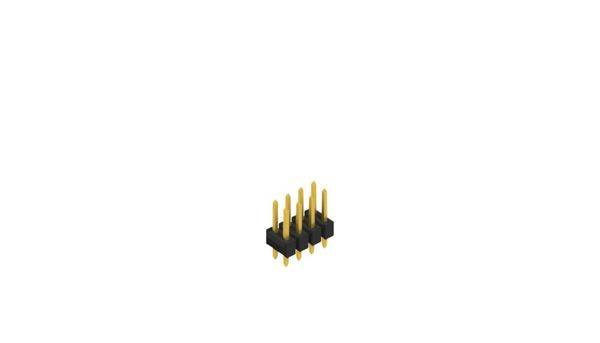 Fischer Elektronik Male header (standaard) Aantal rijen: 2 10053251 10 stuk(s)