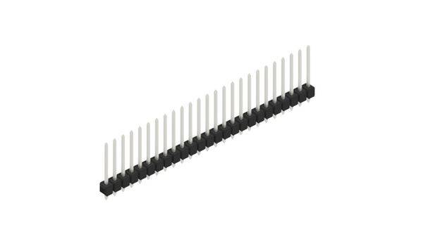 Fischer Elektronik Male header (standaard) Aantal rijen: 1 10054297 10 stuk(s)-0