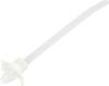 TRU COMPONENTS TC-13030680 TC-WM-100-4.8-N Kabelbinder 100 mm 4.8 mm Natuur Met vleugelsluiting, Chemische bestendigheid 100 stuk(s)