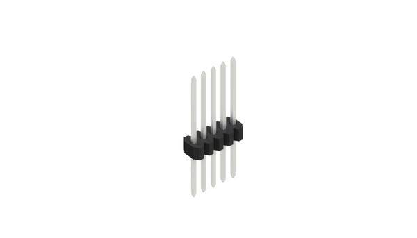 Fischer Elektronik Male header (standaard) Aantal rijen: 1 10060687 10 stuk(s)-0