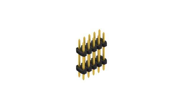 Fischer Elektronik Male header (standaard) Aantal rijen: 2 SLY608110G 10 stuk(s)-0